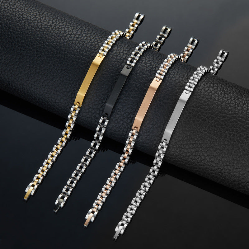 Women's Titanium Steel Chain Bracelet