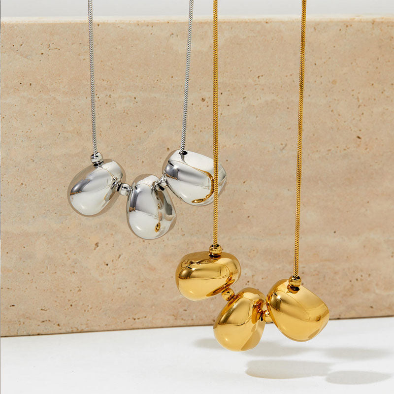 High-Grade 18K Gold Plated Stainless Steel Pendant Romantic Three-Dimensional Hollow Design Hip-Hop Necklace for Anniversaries