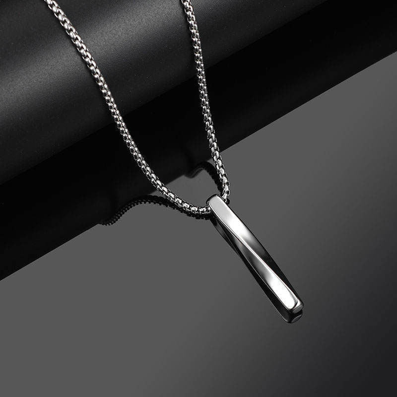 Hiphop Anti Tarnish Gold Necklace 18K Real Stainless Steel Fine Jewelry Pendant Necklaces for Men