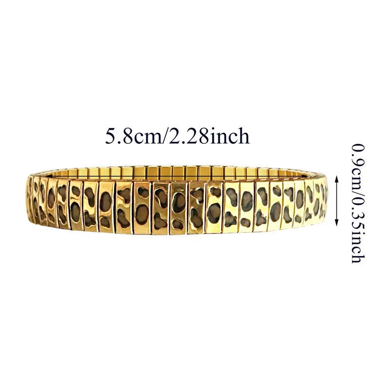 Wholesale 18k Gold Plated Vintage Geometric Strawberry Cherry Chunky Fashion Bracelets Customizable for Women/Men Stainless