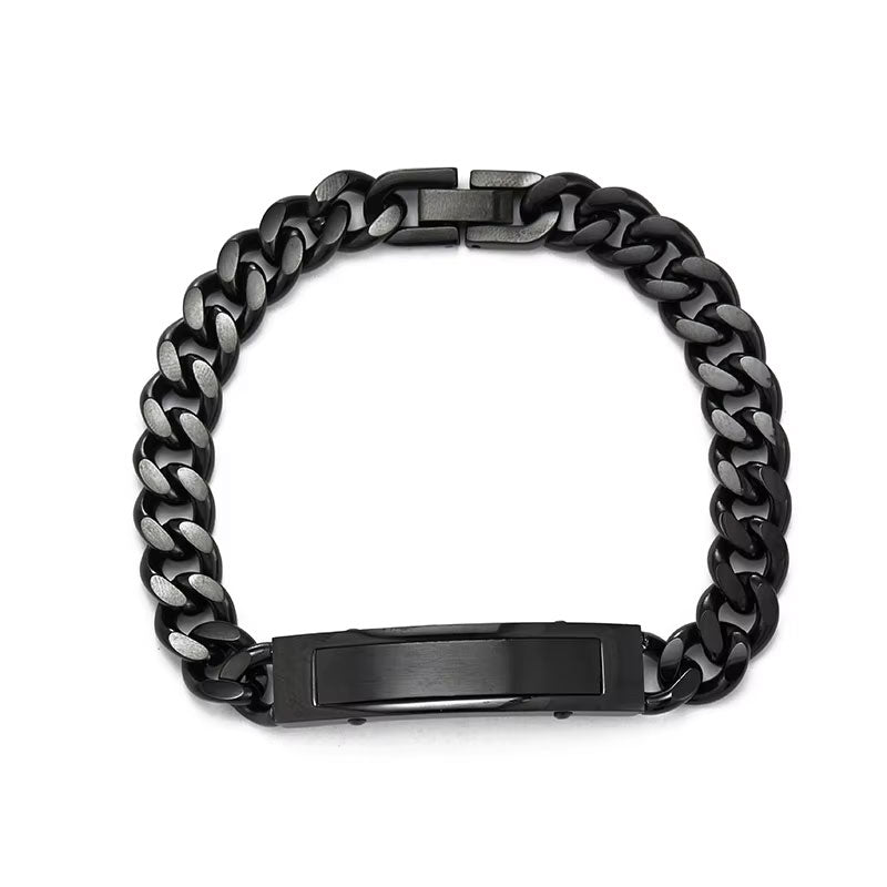 Wholesale 18K Gold Plated Anti-Allergy Stainless Steel Bracelet Tarnish-Free Waterproof Trendy Non-Tarnish Fashion Engraving