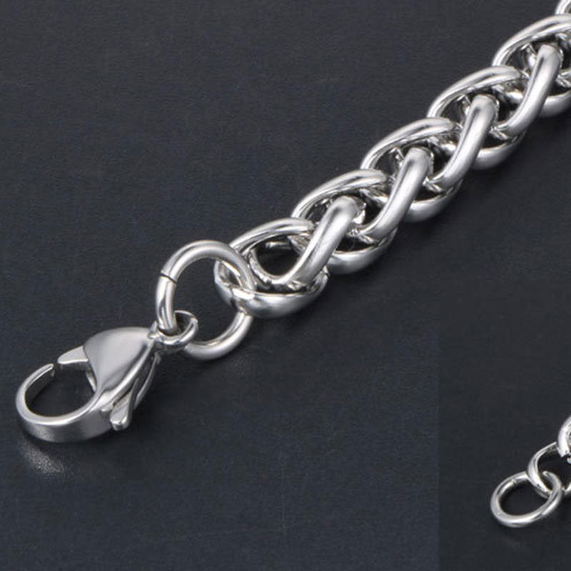 2025 Fashion Design Wholesale Anti-Allergy High Polish 304 Stainless Steel Chain Bracelet