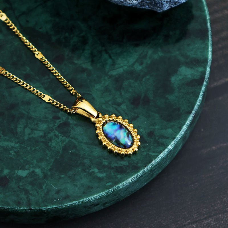 18K PVD Gold Plated Vintage Fade-Resistant Fine Jewelry Necklaces Stainless Steel Fashion Pendant Necklaces for Women/Man