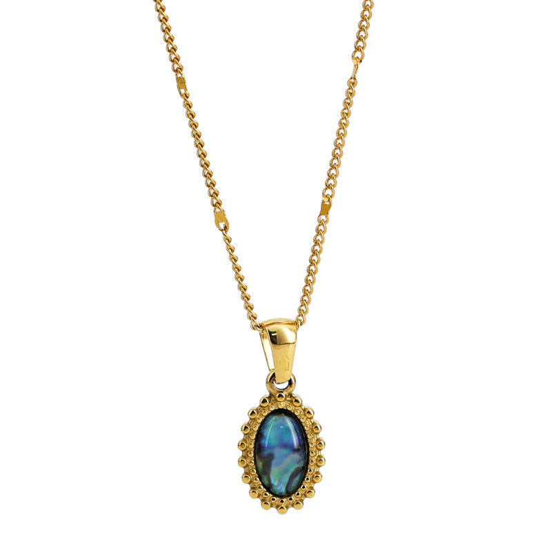 18K PVD Gold Plated Vintage Fade-Resistant Fine Jewelry Necklaces Stainless Steel Fashion Pendant Necklaces for Women/Man