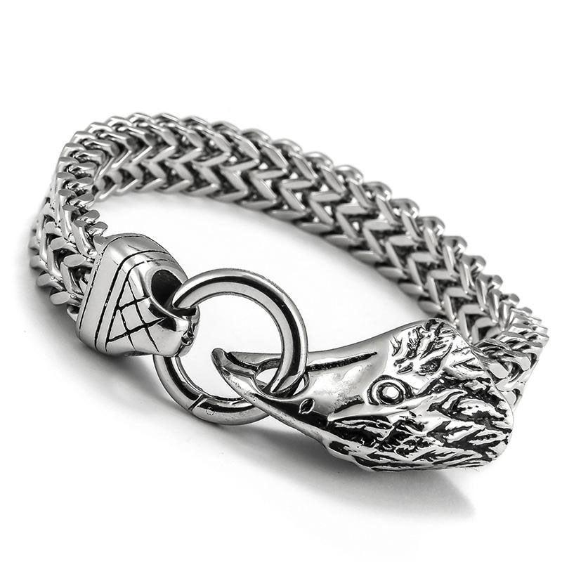 New Design Wholesale Custom Stainless Steel Eagle Fashion Chain& Link Bracelets