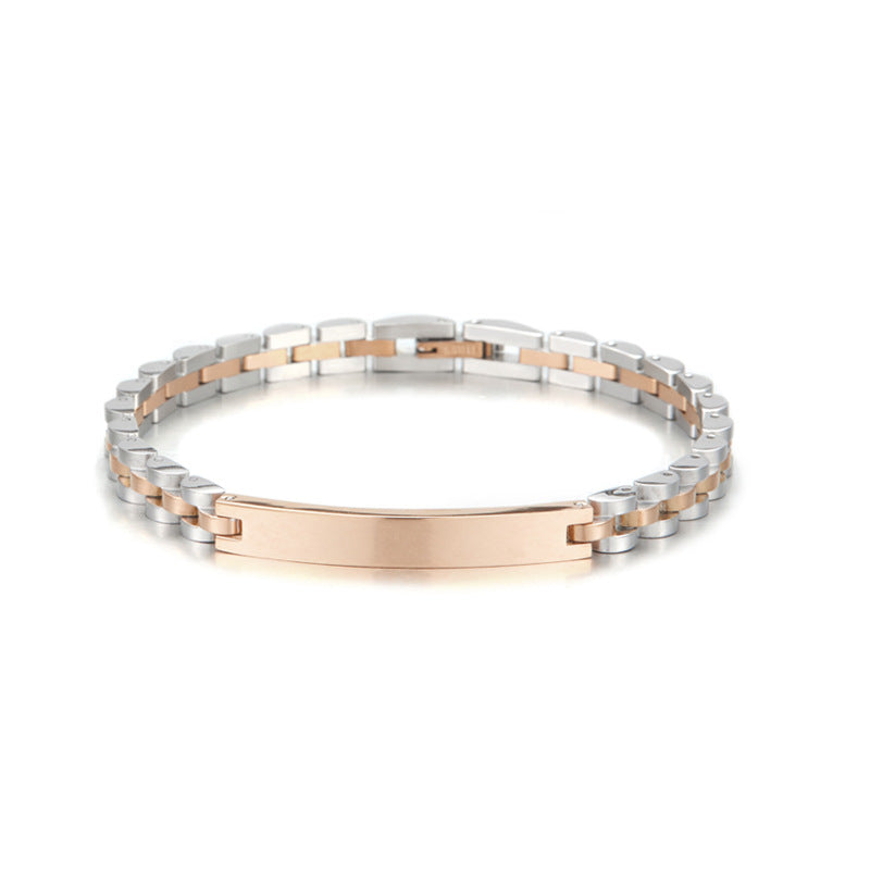 Women's Titanium Steel Chain Bracelet