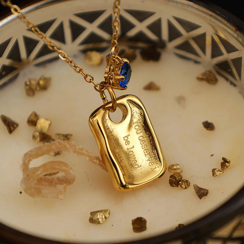 2025 New Design Wholesale 18K Gold Plated Stainless Steel PVD Anti-Tarnish Pendant Necklace Trendy Chains Style
