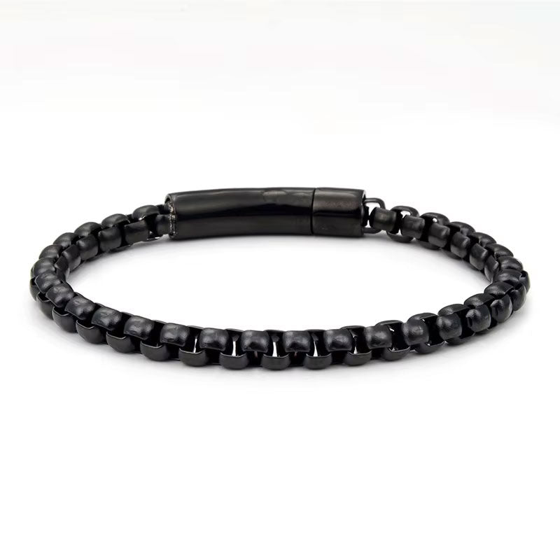 New Design Wholesale Custom Stainless Steel Hand Chain Bracelet for Men