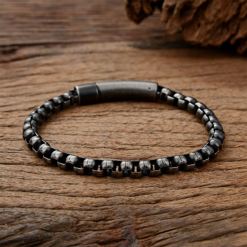 New Design Wholesale Custom Stainless Steel Hand Chain Bracelet for Men