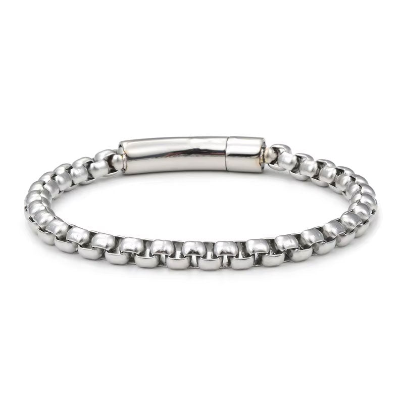 New Design Wholesale Custom Stainless Steel Hand Chain Bracelet for Men