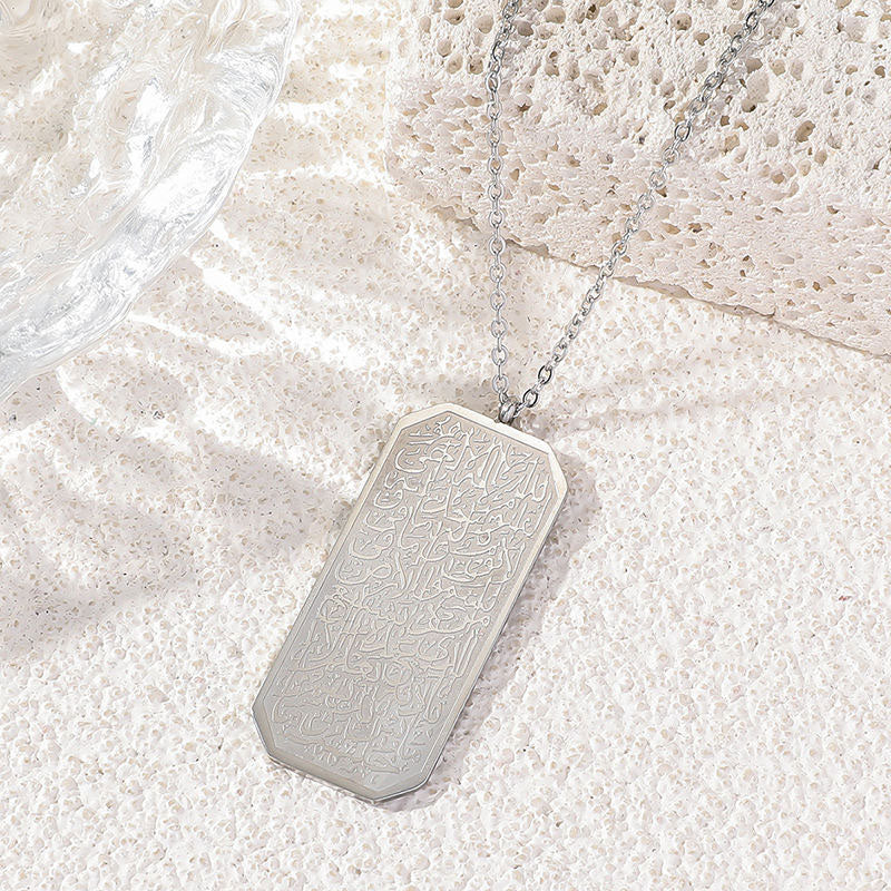 New Arrival Wholesale Customized Tarnish Free PVD Gold Plated Stainless Steel Women Pendant Necklace