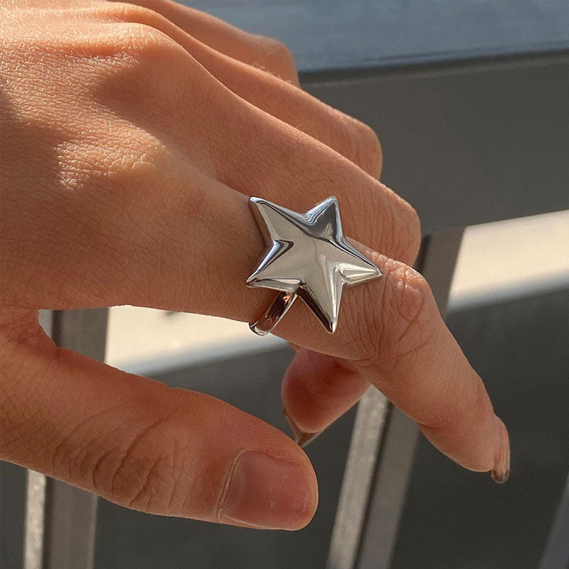 European and American Stainless Steel Shell Shaped Ring, High-end Ocean Series Ring, Stainless Steel Bracelet