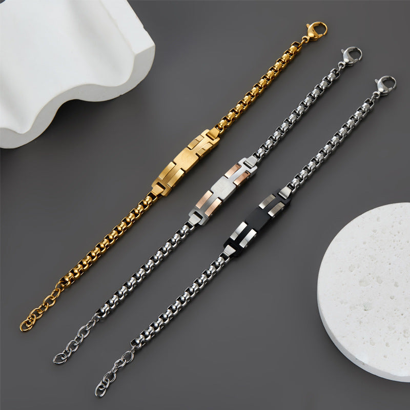 Stainless Steel Pearl Bracelet