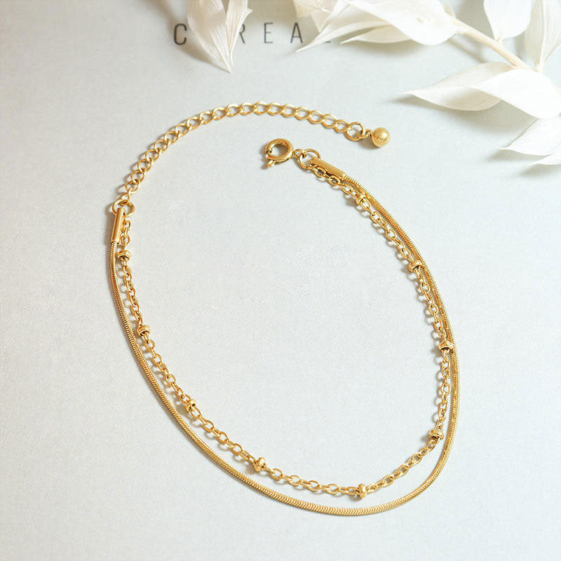 Fashion Statement Elegant Jewelry Fade Resistant Durable Hypoallergenic PVD 18k Gold Fashion Bangle Bracelet Jewelry for Women