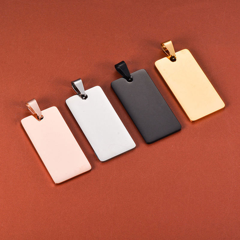 New Arrival Wholesale Customized Tarnish Free Stainless Steel Blank Necklace for Engraving