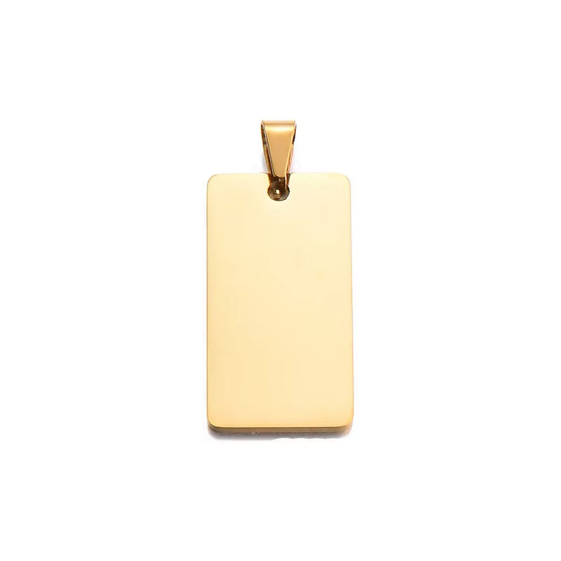 New Arrival Wholesale Customized Tarnish Free Stainless Steel Blank Necklace for Engraving