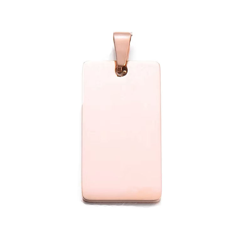 New Arrival Wholesale Customized Tarnish Free Stainless Steel Blank Necklace for Engraving