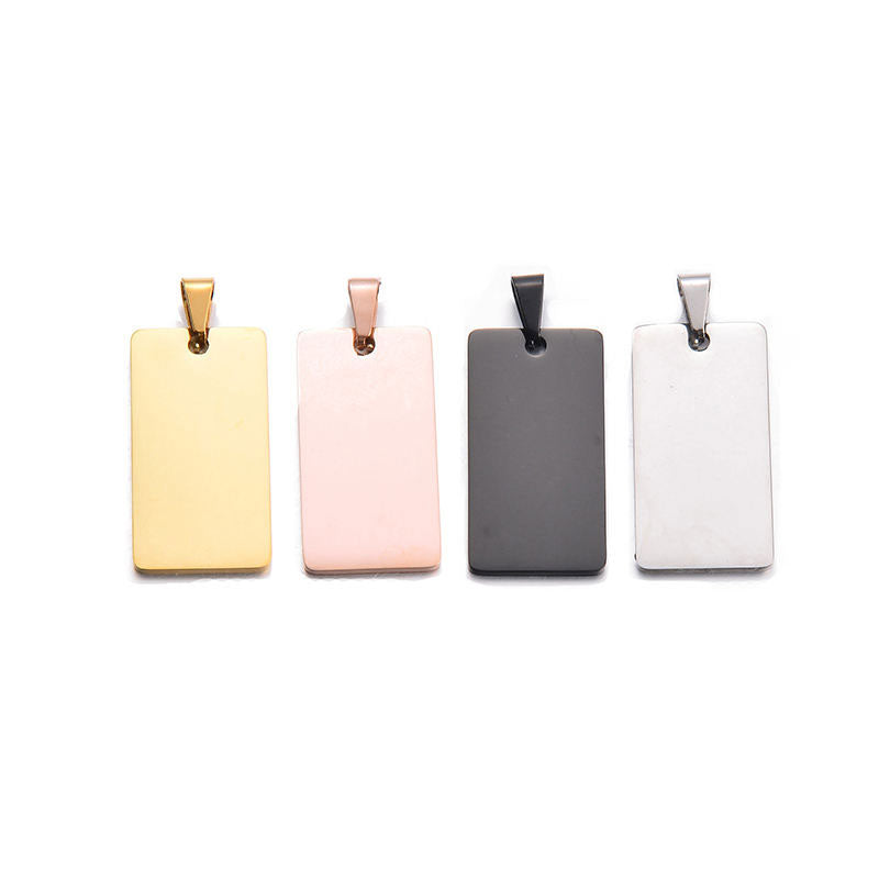 New Arrival Wholesale Customized Tarnish Free Stainless Steel Blank Necklace for Engraving