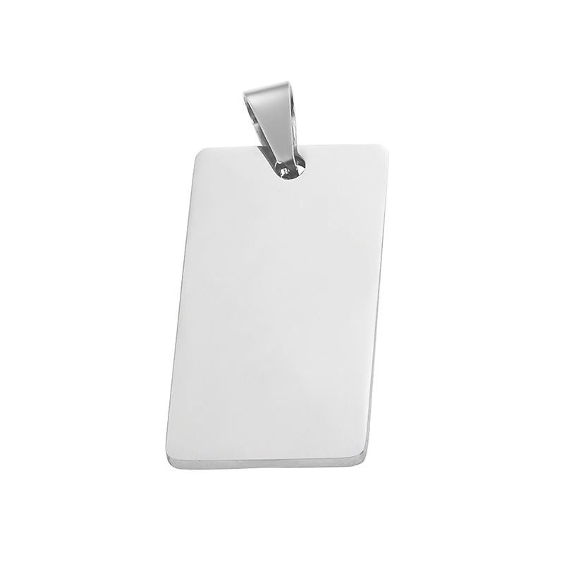 New Arrival Wholesale Customized Tarnish Free Stainless Steel Blank Necklace for Engraving