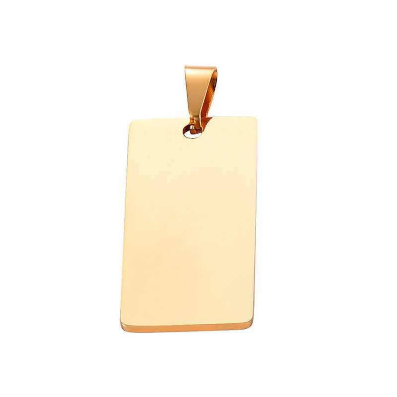 New Arrival Wholesale Customized Tarnish Free Stainless Steel Blank Necklace for Engraving