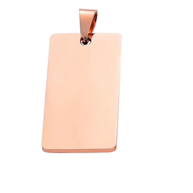 New Arrival Wholesale Customized Tarnish Free Stainless Steel Blank Necklace for Engraving