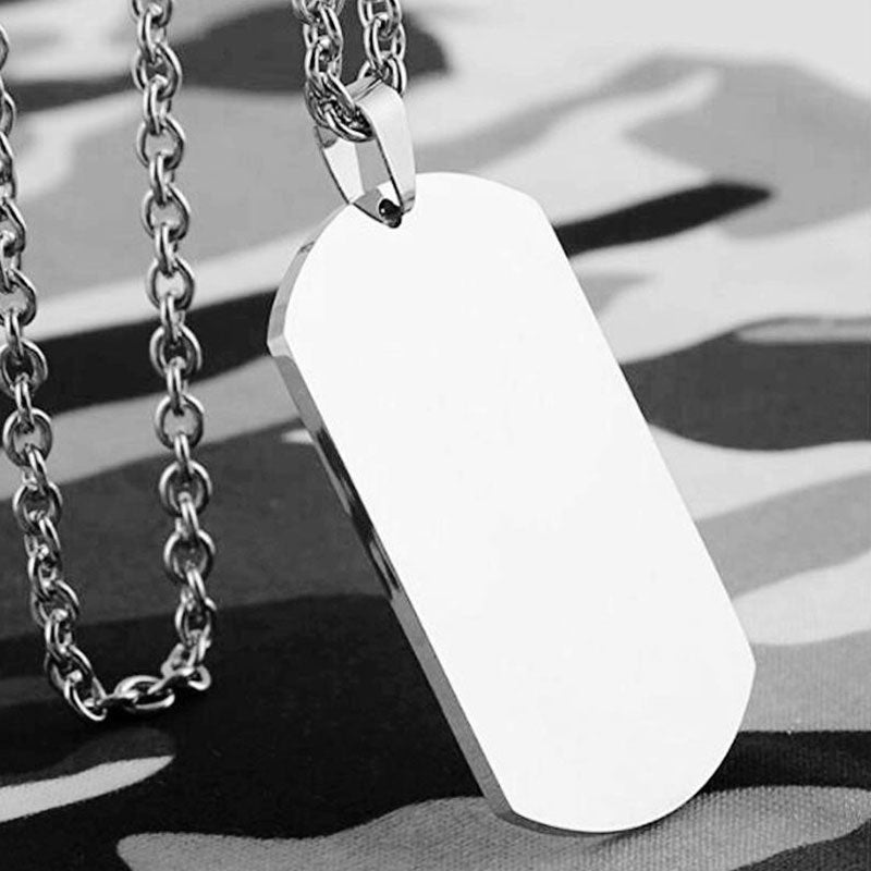 New Arrival Wholesale Customized Tarnish Free Stainless Steel Blank Pendant Necklace