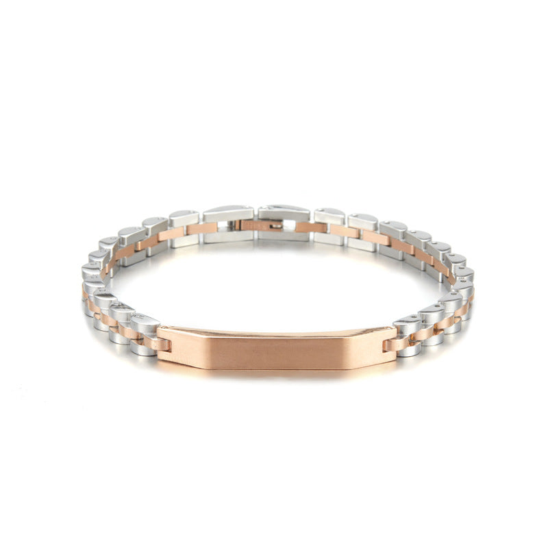 Women's Titanium Steel Chain Bracelet