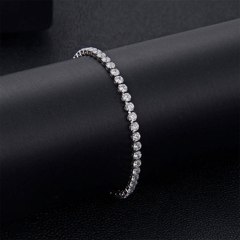 Classic 2025 High Quality Custom Fashion Luxury Zircon Stainless Steel Iced Out Bracelet Men for Men Boys