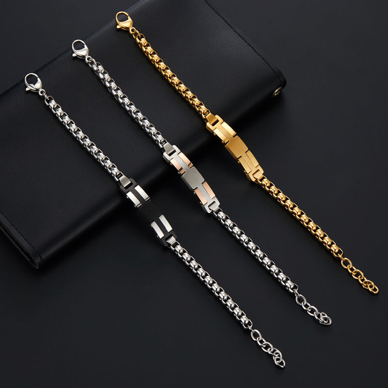 Stainless Steel Pearl Bracelet