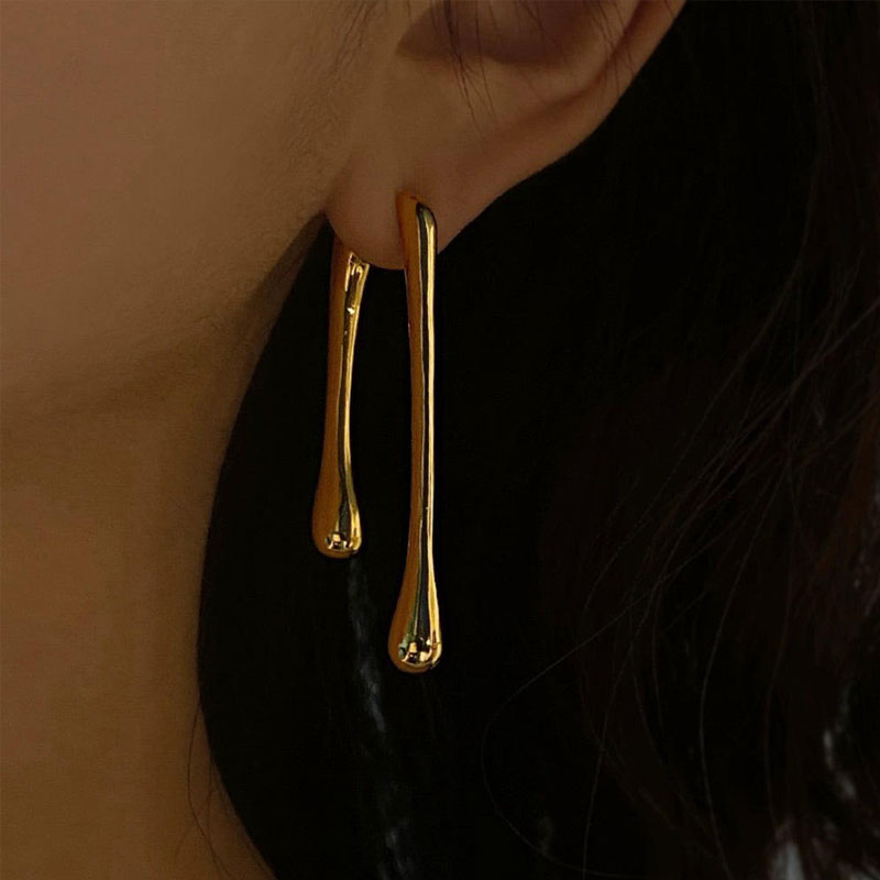 Hot Selling Trendy Stainless Steel Geometric Earrings for Women Classic Drop Earrings for Party and Wedding