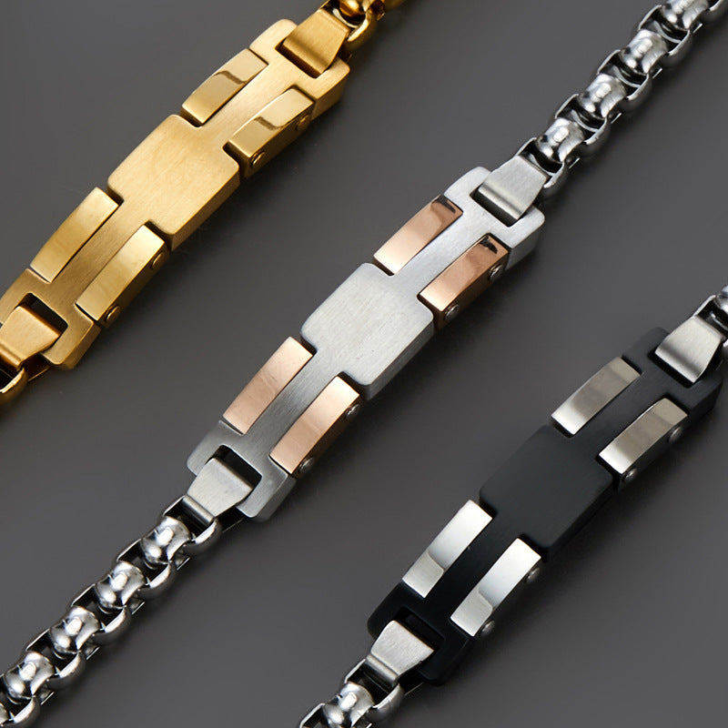 Stainless Steel Pearl Bracelet