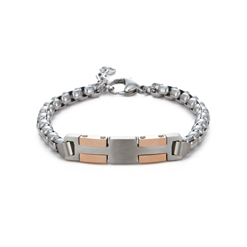 Stainless Steel Pearl Bracelet