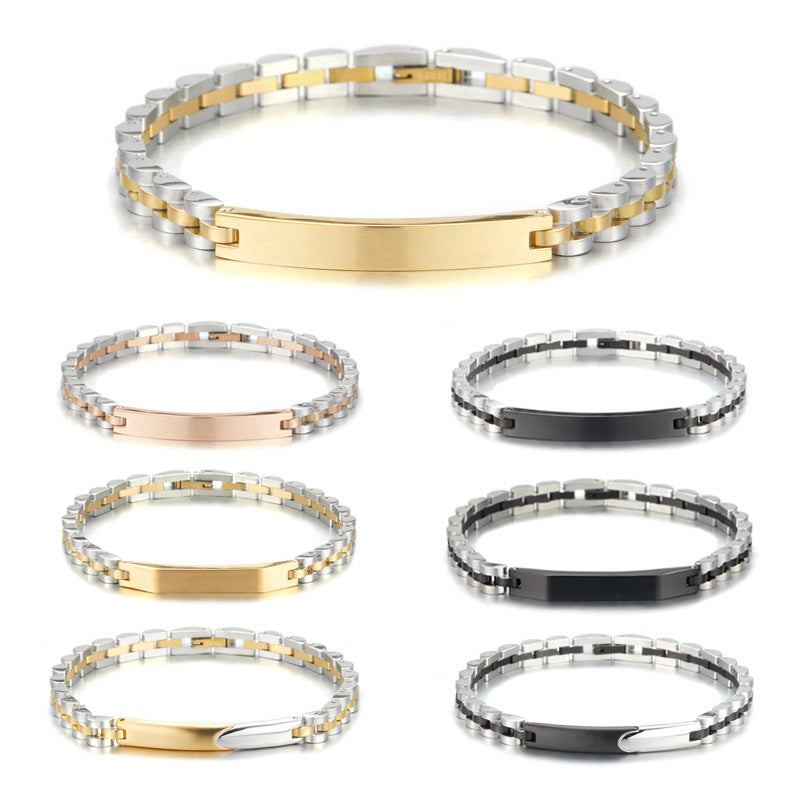 Women's Titanium Steel Chain Bracelet