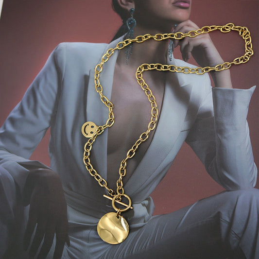 Custom 18K Gold Pendant Necklace