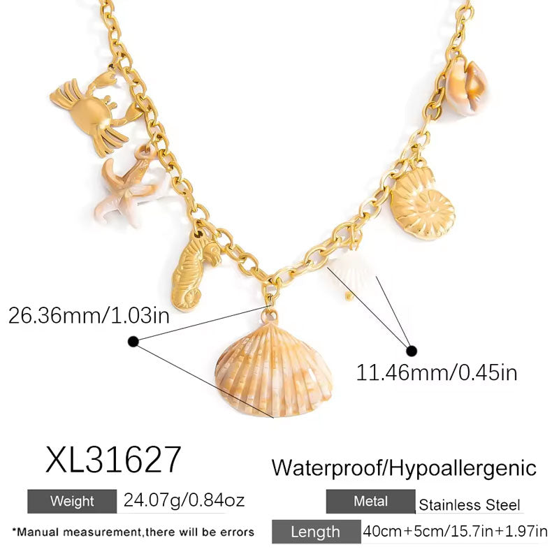 VVS Wholesale Stainless Steel Fine Gold Filled Custom Permanent Jewelry Gold Fashion Chains Pendant & Charms Necklaces for Women