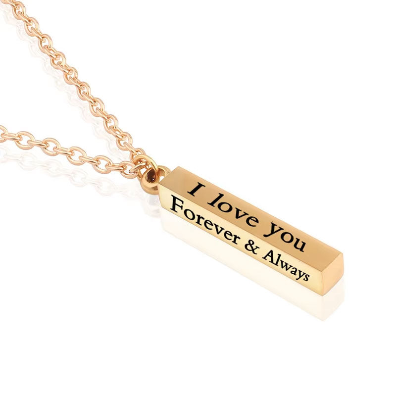 New Arrival Wholesale Customized Tarnish Free Stainless Steel Gold Plated Jewelry Necklace