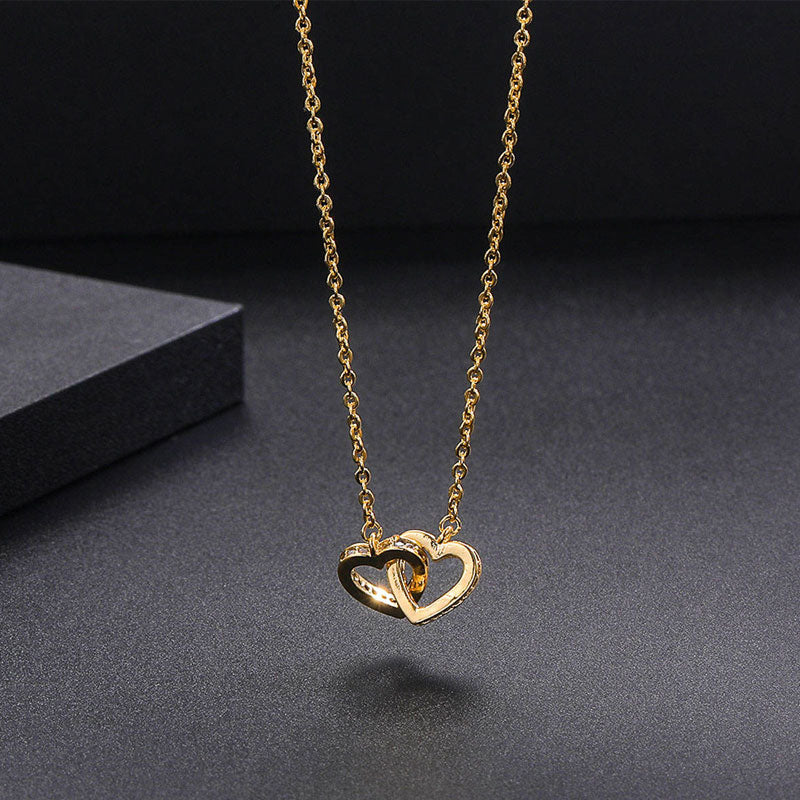 Wholesale Custom Stainless Steel Anti-Tarnish Gold-Plated Pendant Necklaces for Women Classic Style Bulk Orders