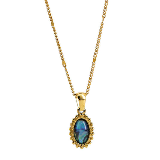 18K PVD Gold Plated Vintage Fade-Resistant Fine Jewelry Necklaces Stainless Steel Fashion Pendant Necklaces for Women/Man