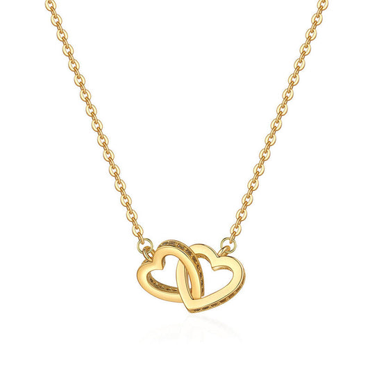 Wholesale Custom Stainless Steel Anti-Tarnish Gold-Plated Pendant Necklaces for Women Classic Style Bulk Orders