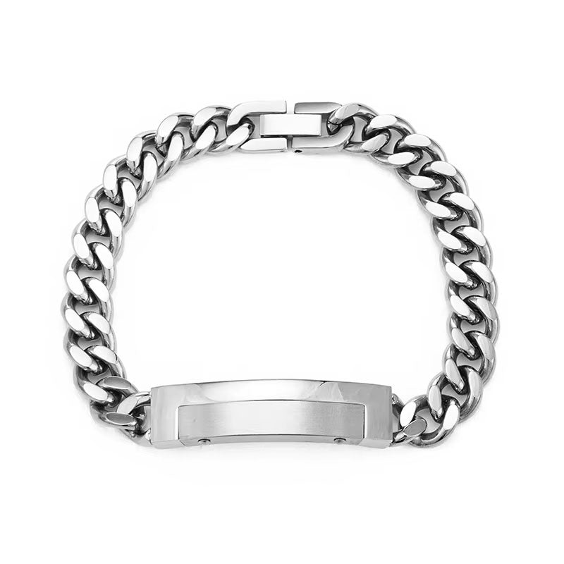Fashion Wholesale Anti-Allergy High Polish Stainless Steel High Quality Cuban Bracelet