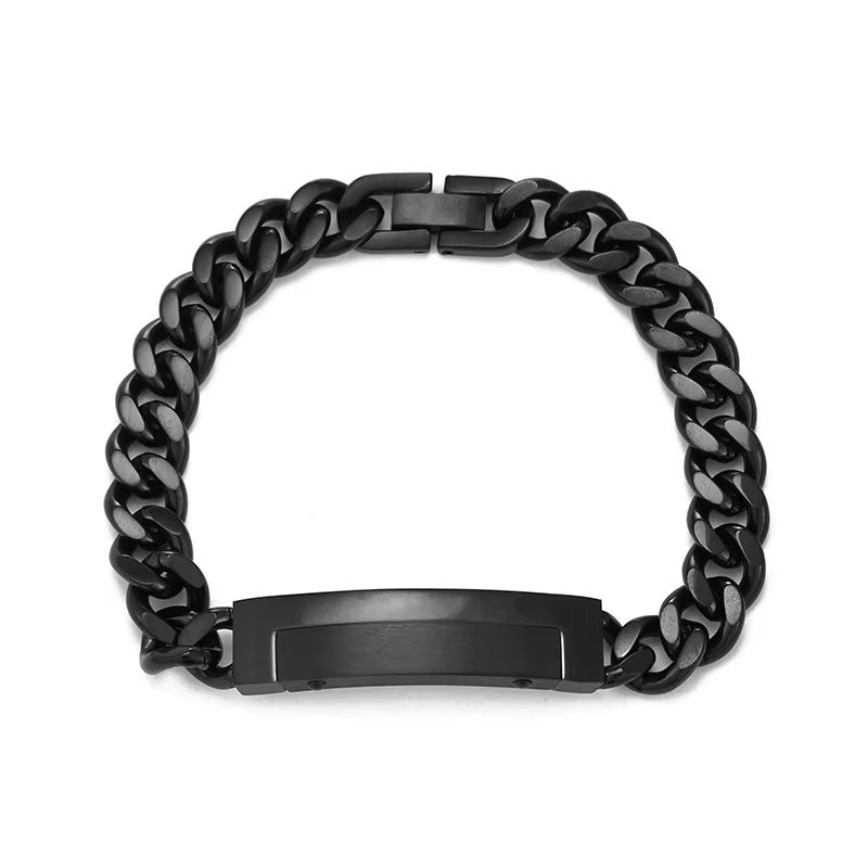 Fashion Wholesale Anti-Allergy High Polish Stainless Steel High Quality Cuban Bracelet