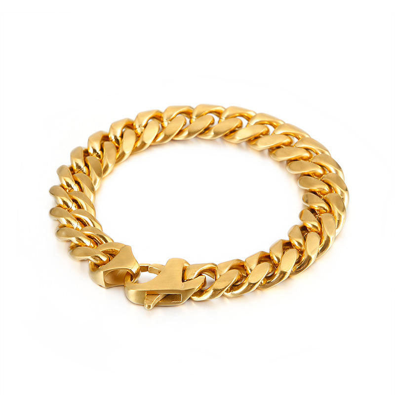 2025 High Quality Custom Fashion Luxury Men's PVD Charms for Bracelets 14K Gold Stainless Steel for Men Boys