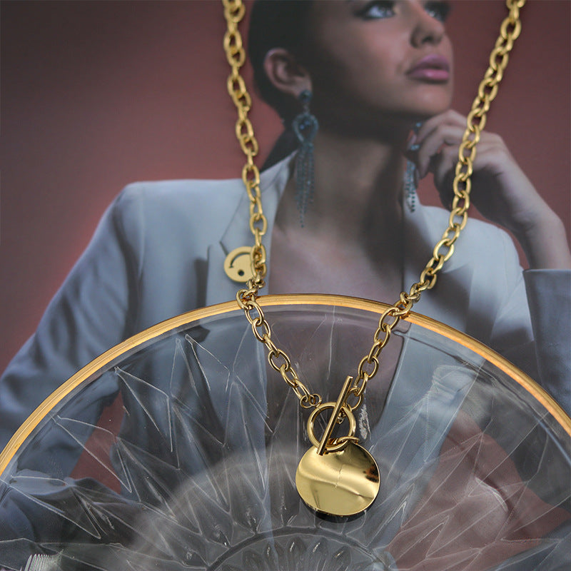 Custom 18K Gold Pendant Necklace