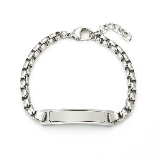 Wholesale High Quality Trendy PVD Gold Plated Stainless Steel Chain Bracelet Fashion Link Bracelets