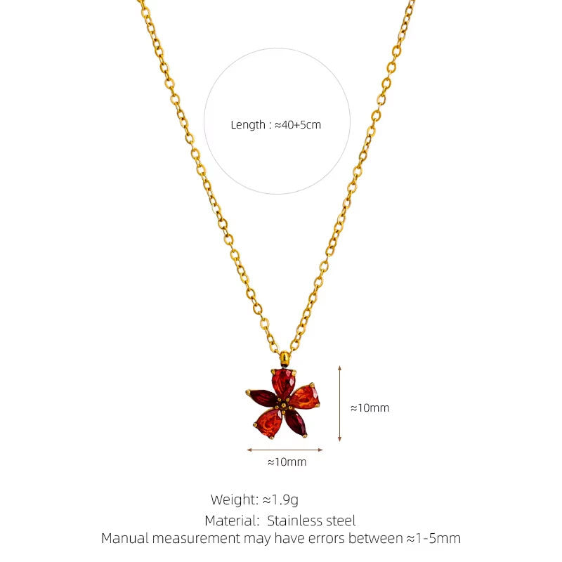 2025 New Design Trendy 18K Gold Plated Zircon Stone Butterfly Pendant Necklace Wholesale Non-Tarnish Stainless Steel PVD Chains