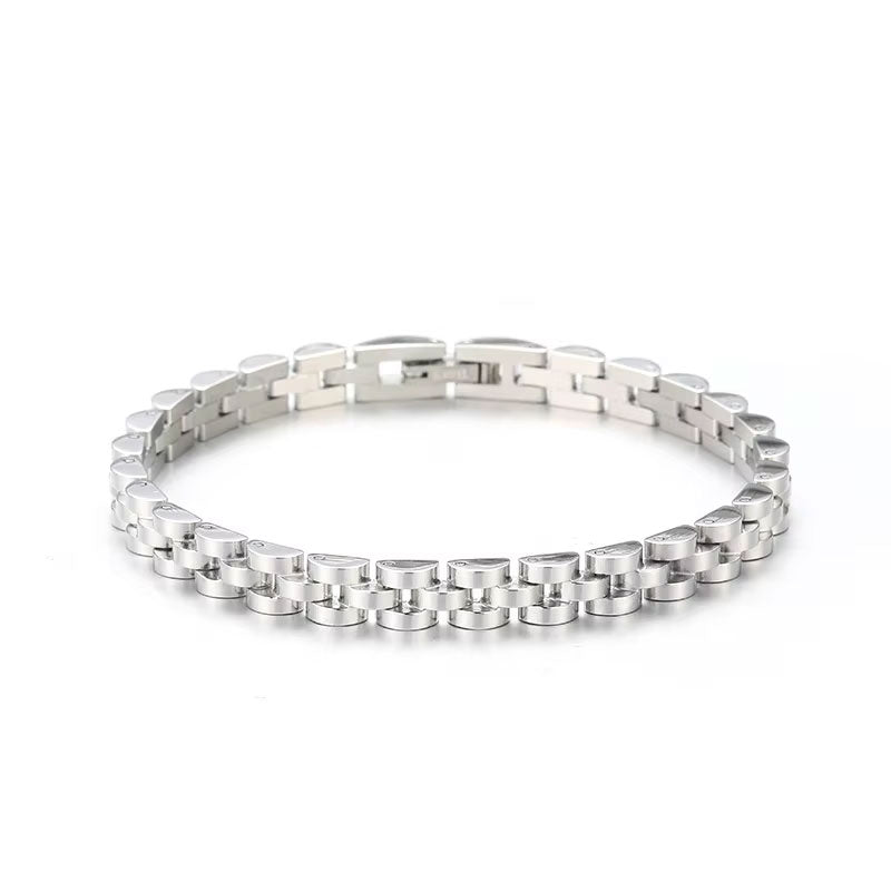 High Quality Wholesale PVD Plated Stainless Steel Watch Band Bracelet