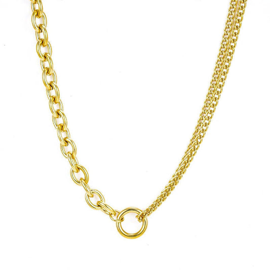 Dainty Non Tarnish Adjustable Titanium Chain 316l Stainless Steel Jewelry 14k 18k PVD Gold Plated Chain for Men Women