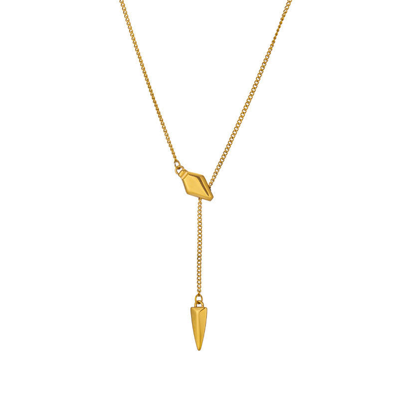 2025 New Design Wholesale Non Tarnish PVD Gold Plated Stainless Steel Necklace for Women