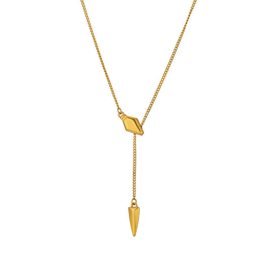 2025 New Design Wholesale Non Tarnish PVD Gold Plated Stainless Steel Necklace for Women