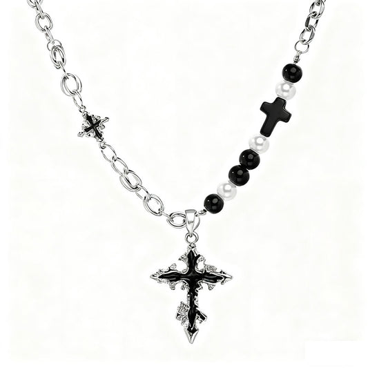 Trendy Anti Tarnish Christian Gifts Religious Dainty Stainless Steel Cross Pendant Necklace for Women Men Girls